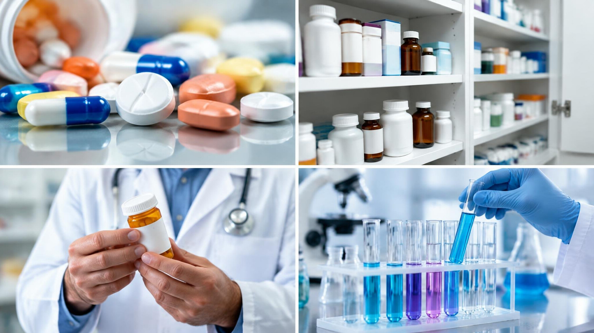 pharmaceutical pills close up